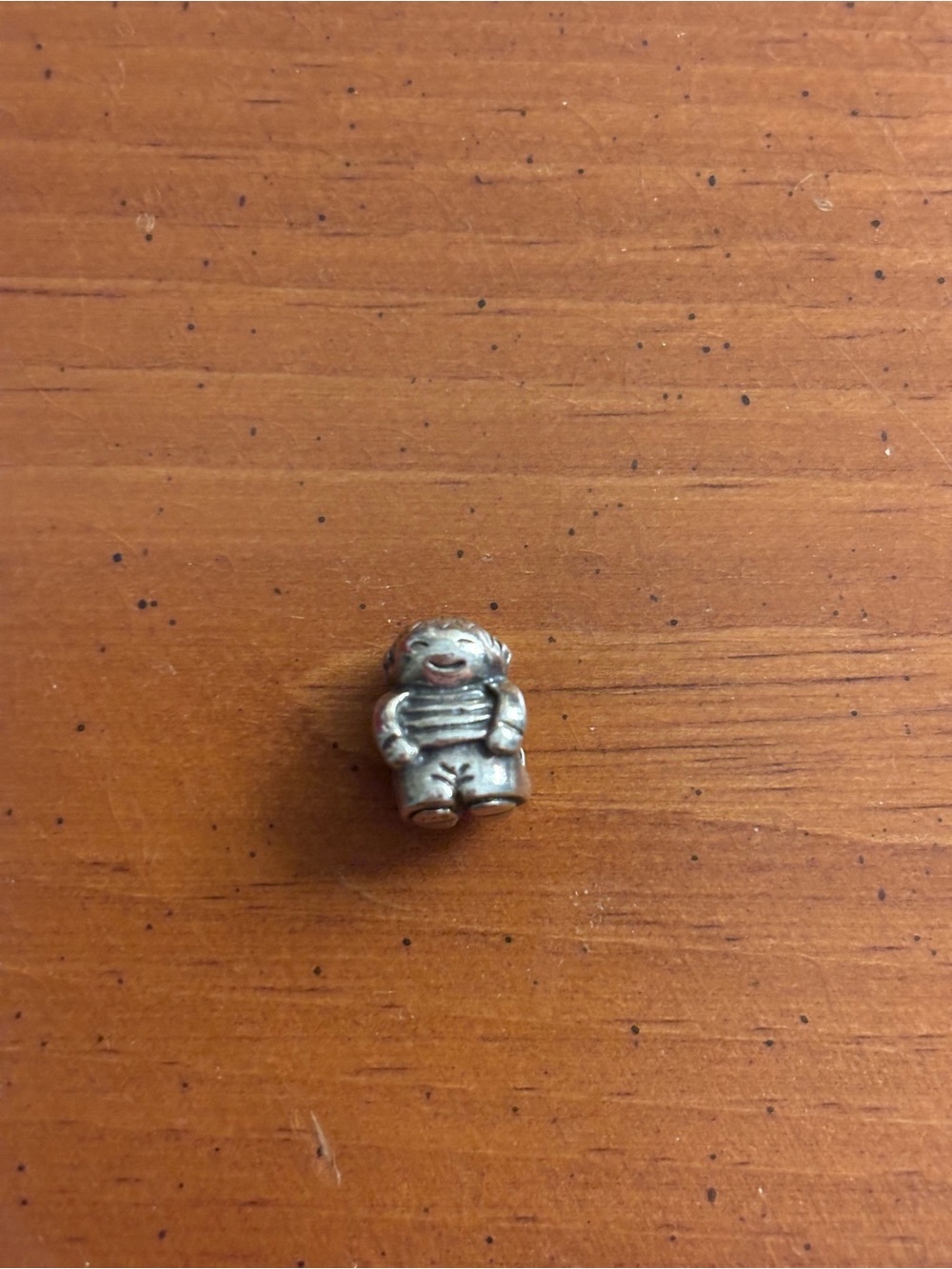 Small Silver little boy Charm